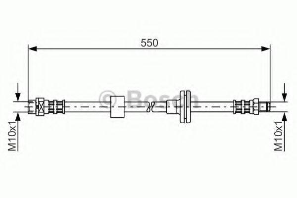 BOSCH 1987481056 Гальмівний шланг