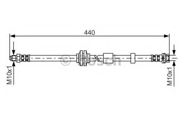 BOSCH 1987481059 Гальмівний шланг