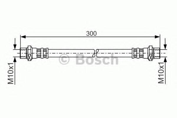 BOSCH 1987481141 Гальмівний шланг