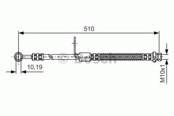 BOSCH 1987481156 Гальмівний шланг