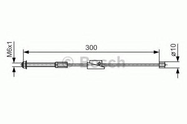 BOSCH 1987482132 Трос, стоянкова гальмівна система