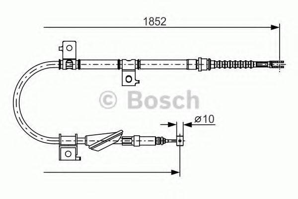 BOSCH 1987482175 Трос, стоянкова гальмівна система