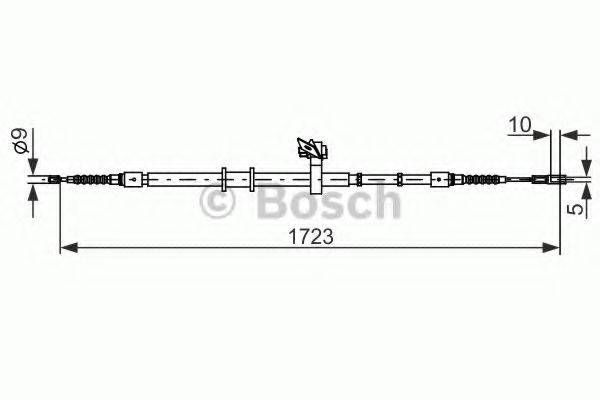 BOSCH 1987482269 Трос, стоянкова гальмівна система