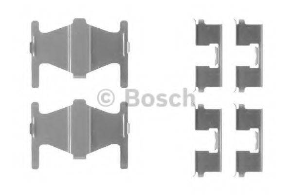 BOSCH 1987474367 Комплектуючі, колодки дискового гальма