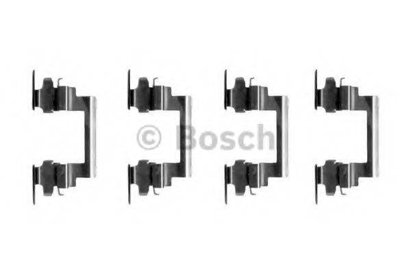 BOSCH 1987474377 Комплектуючі, колодки дискового гальма