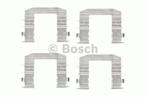 BOSCH 1987474447 Комплектуючі, колодки дискового гальма