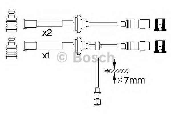 BOSCH 0356912820 Комплект дротів запалювання