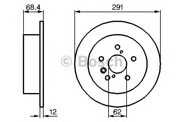 BOSCH 0986479200 гальмівний диск