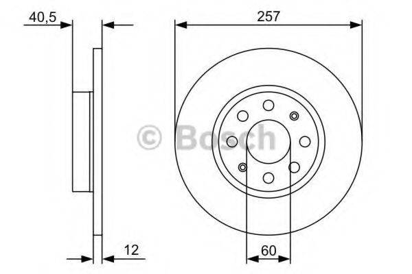 BOSCH 0986479C11 гальмівний диск