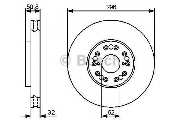 BOSCH 0986479429 гальмівний диск