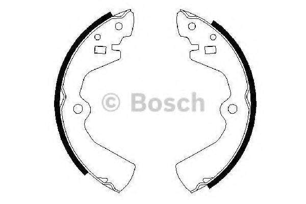 BOSCH 0986487300 Комплект гальмівних колодок