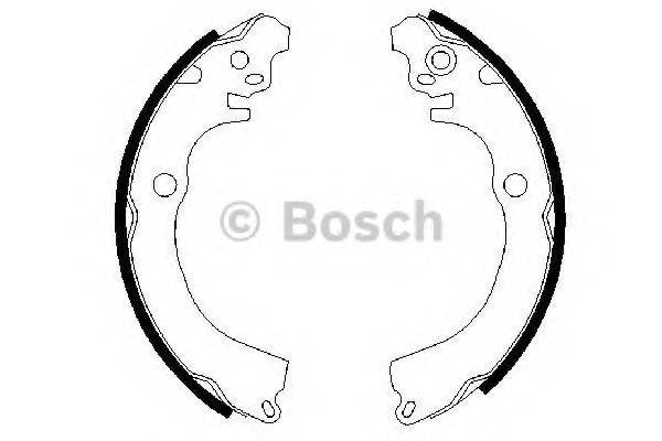 BOSCH 0986487472 Комплект гальмівних колодок