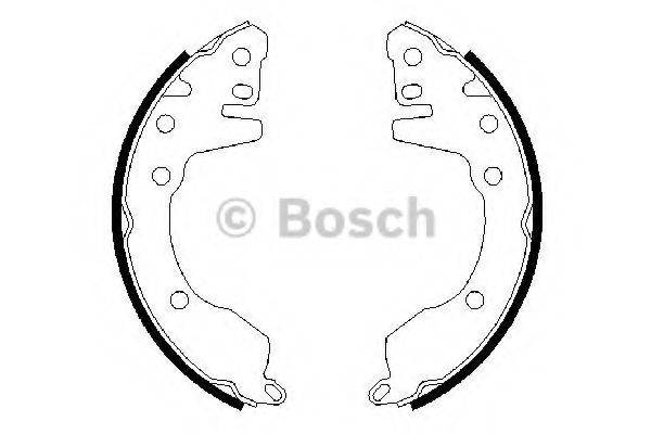 BOSCH 0986487484 Комплект гальмівних колодок