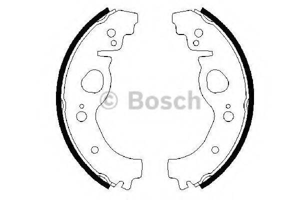 BOSCH 0986487519 Комплект гальмівних колодок