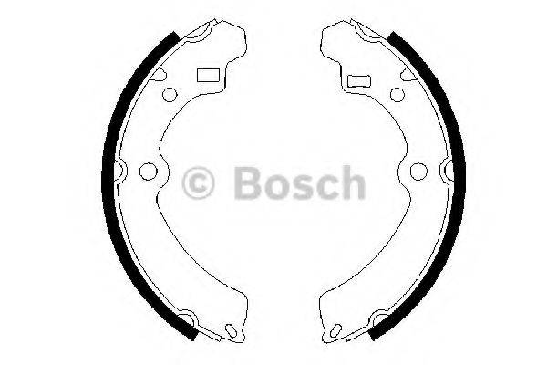 BOSCH 0986487678 Комплект гальмівних колодок