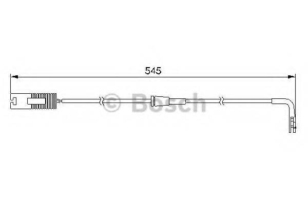 BOSCH 1987474940 Сигналізатор, знос гальмівних колодок