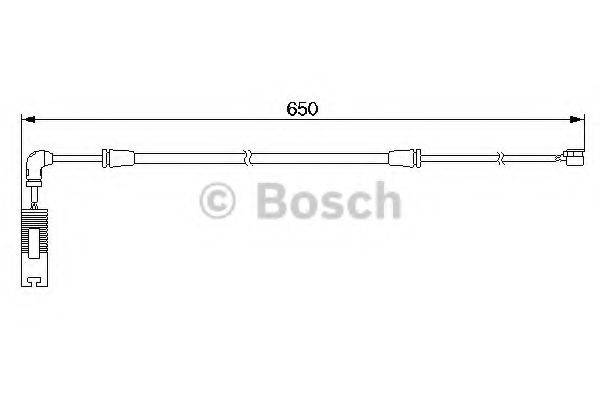 BOSCH 1987474960 Сигналізатор, знос гальмівних колодок