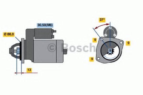 BOSCH 0001107066 Стартер