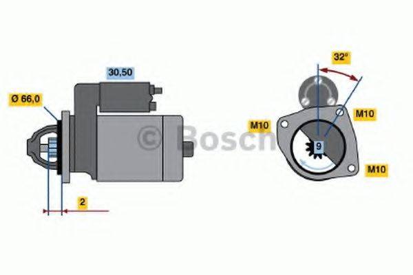 BOSCH 0001107067 Стартер