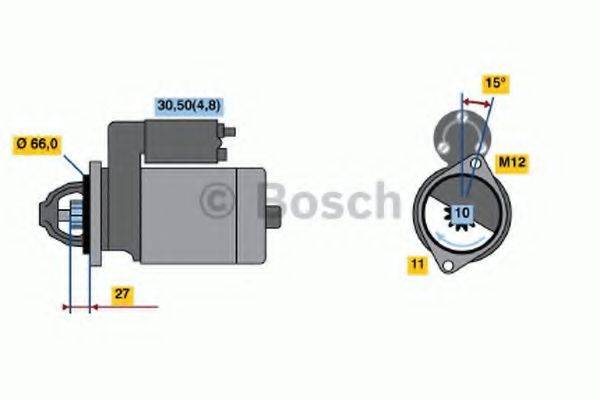 BOSCH 0001107508 Стартер