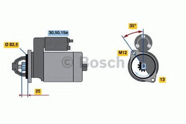 BOSCH 0001108101 Стартер