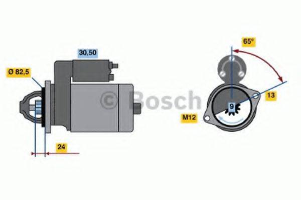 BOSCH 0001109041 Стартер