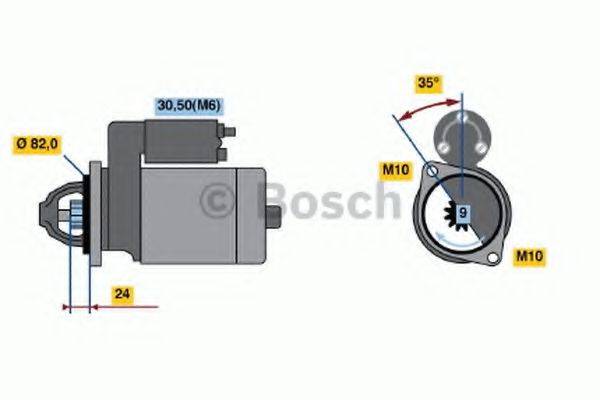 BOSCH 0001109061 Стартер