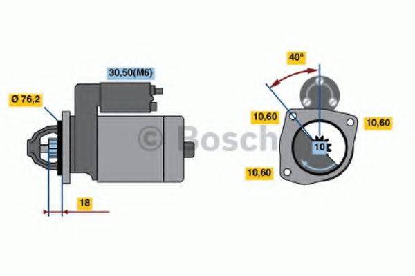 BOSCH 0001112020 Стартер