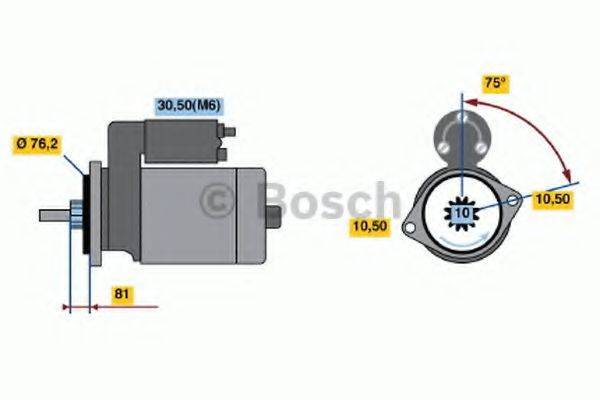 BOSCH 0986022870 Стартер