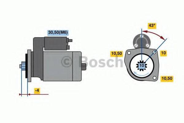 BOSCH 0001121427 Стартер