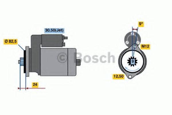 BOSCH 0001125517 Стартер