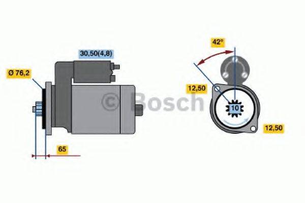 BOSCH 0001125605 Стартер