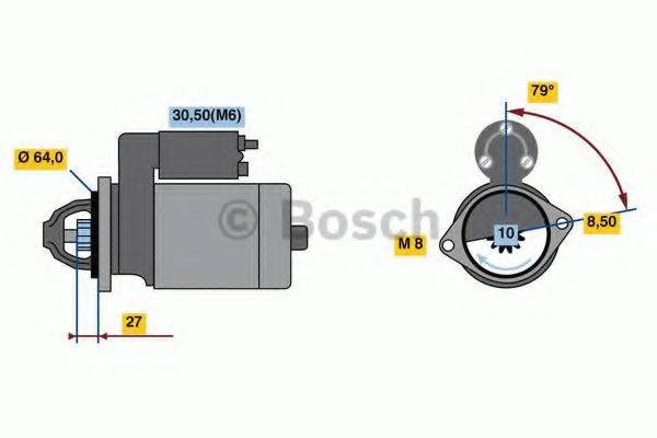 BOSCH 0001138011 Стартер