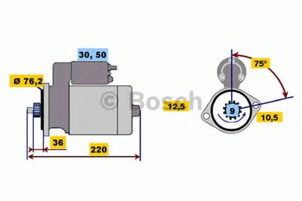 BOSCH 0001211992 Стартер