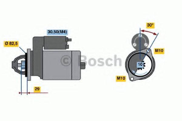 BOSCH 0001219016 Стартер