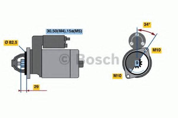 BOSCH 0001314027 Стартер