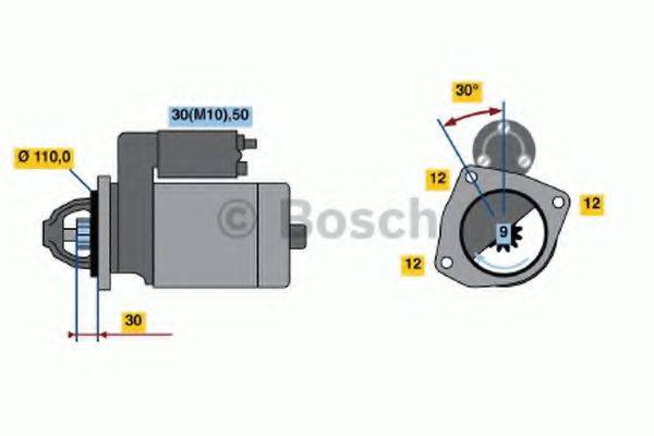 BOSCH 0001362073 Стартер