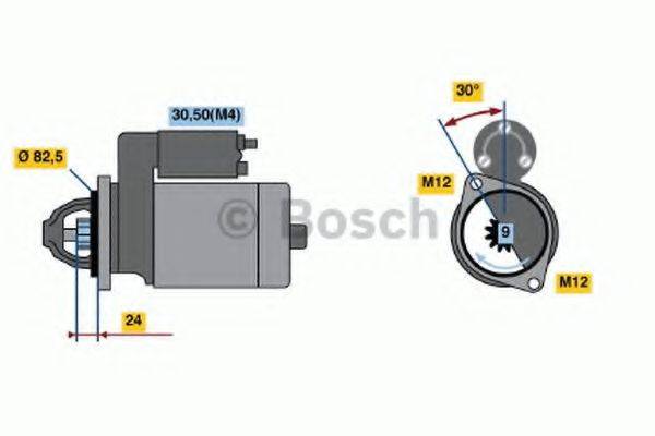 BOSCH 0001362600 Стартер