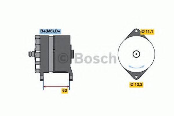 BOSCH 0120489107 Генератор