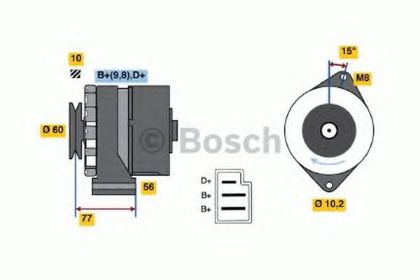 BOSCH 0120489203 Генератор