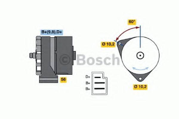 BOSCH 0120489328 Генератор