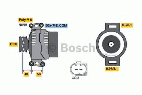 BOSCH 0121715006 Генератор