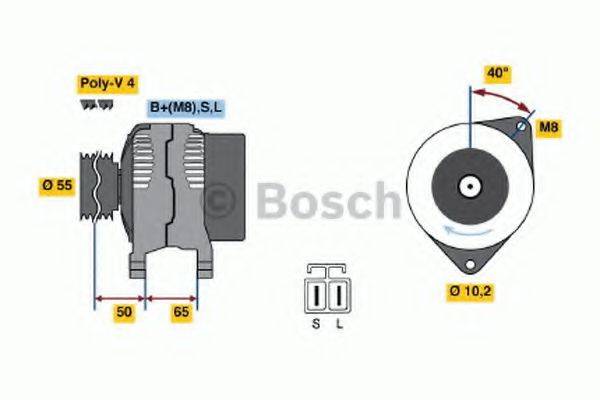 BOSCH 0123315018 Генератор