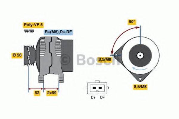 BOSCH 0123325006 Генератор