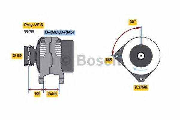 BOSCH 0123520014 Генератор