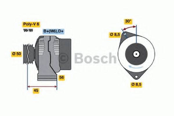 BOSCH 0124325117 Генератор