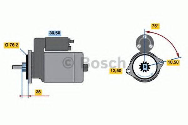 BOSCH 0986010530 Стартер