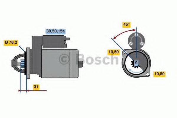 BOSCH 0986010870 Стартер