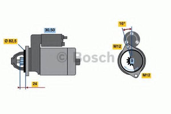 BOSCH 0986010900 Стартер