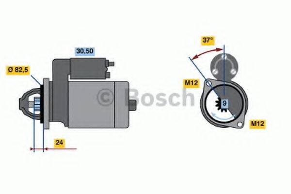 BOSCH 0986011090 Стартер